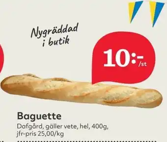 Hemköp Baguette 400g erbjuda