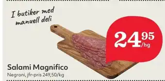 Hemköp Salami Magnifico 1hg erbjuda