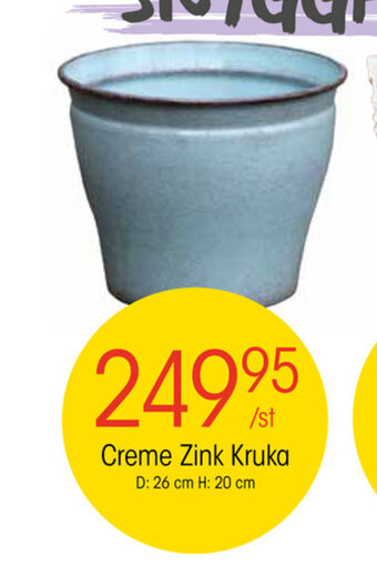 Creme Zink Kruka