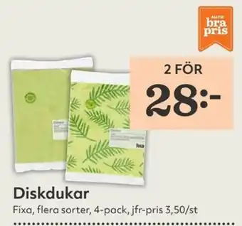Diskdukar 2x4-pack