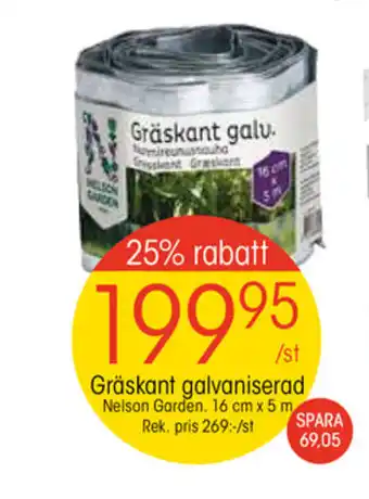 EKO Gräskant Galvaniserad erbjuda