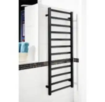 Hornbach Handdukstork vattenburen hafa original 1200x500 mm svart erbjuda