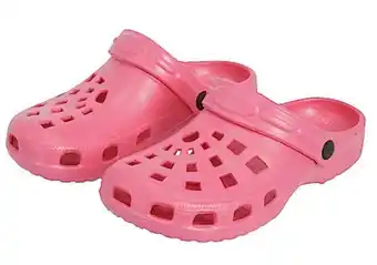 Clas Ohlson Plasttofflor dam, rosa erbjuda