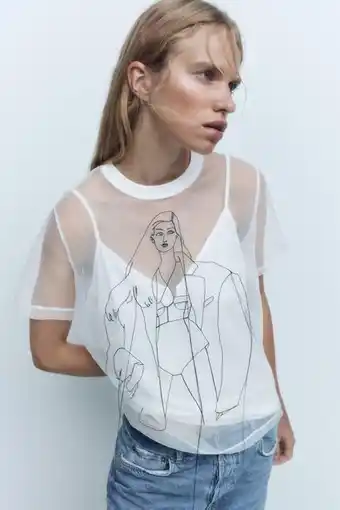 ZARA Organza t-shirt erbjuda