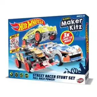 Hot wheels, maker kitz 3 pack pullback bil