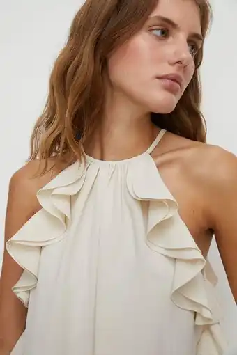 Oasis Ruffle scoop cami top erbjuda