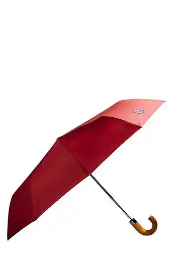 Kort paraply dark red
