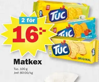 Pekås Lu Tuc Matkex erbjuda
