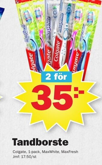 Pekås Colgate Tandborste erbjuda