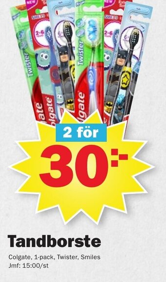Pekås Colgate Tandborste erbjuda