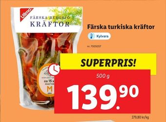 Lidl Färska turkiska kräftor erbjuda