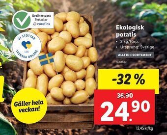 Ekologisk potatis