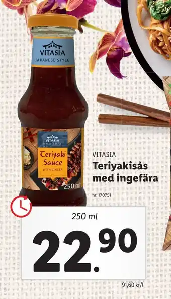 Lidl Teriy a k is å s med ingefära erbjuda