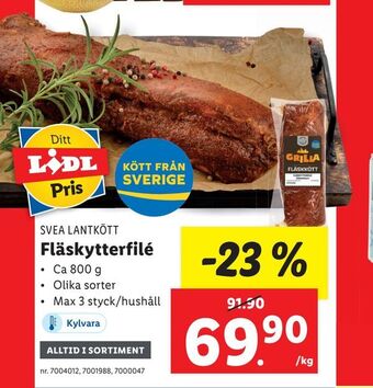 Fläskytterfilé