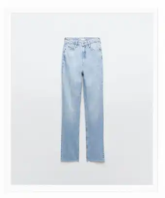 ZARA Z1975 high rise slim flare jeans erbjuda