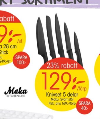EKO Maku kitchen life knivar erbjuda