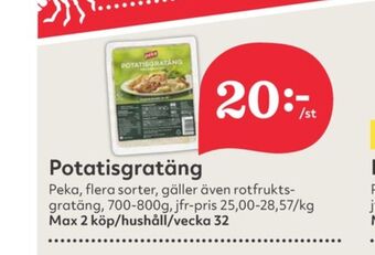 Hemköp Peka potatisgratäng erbjuda