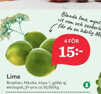 Hemköp Hemköp lime erbjuda