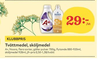 Hemköp Lenor noora sköljmedel erbjuda