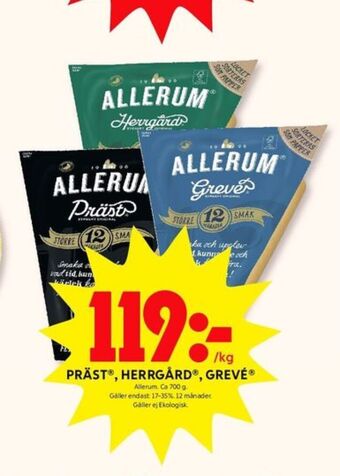 ICA Kvantum Allerum prästost erbjuda