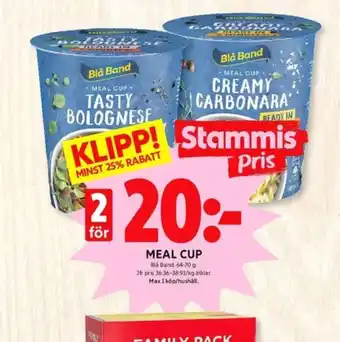 ICA Kvantum Blå band pastarätter erbjuda