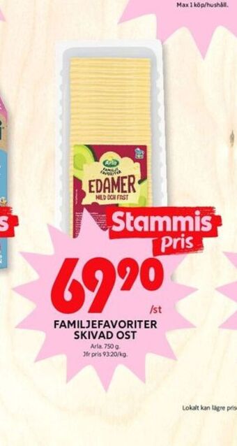 ICA Kvantum Arla skivad ost erbjuda