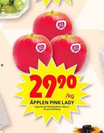 ICA Maxi Pink lady äpplen erbjuda