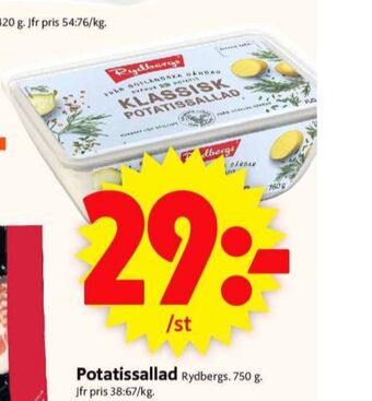 ICA Supermarket Rydbergs potatissallad erbjuda