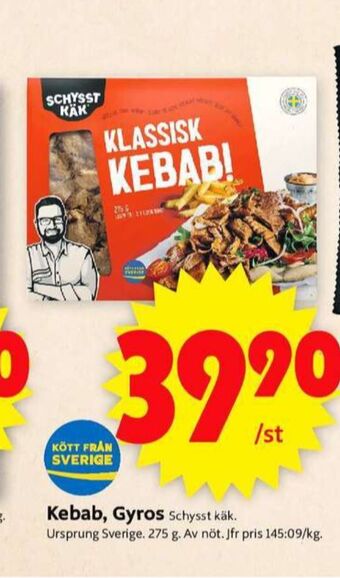 ICA Supermarket Schysst käk kebab erbjuda