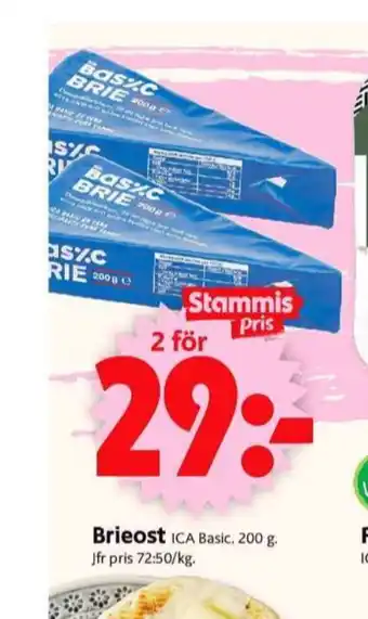 ICA Supermarket Ica basic brie erbjuda