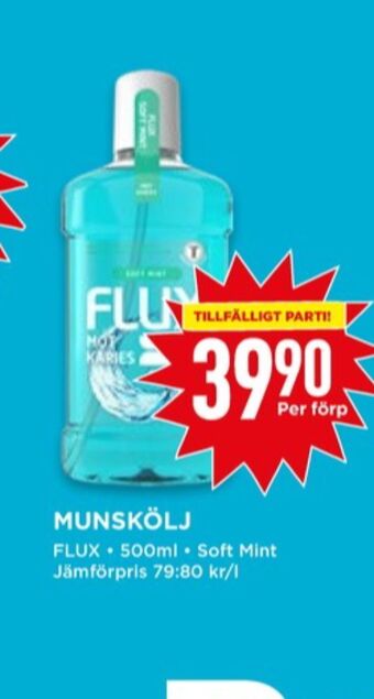 Willys Flux munskölj erbjuda