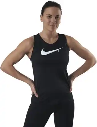 Sportamore Swoosh running tank black/silver erbjuda