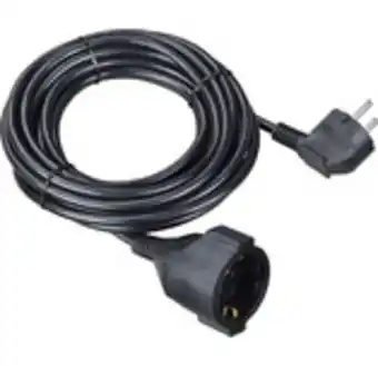 Förlängningskabel h05vv-f3 g1,5mm² 10m svart