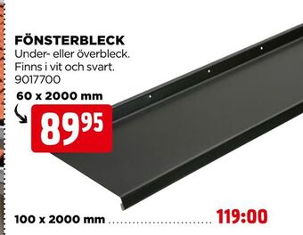 Jem&Fix Fönsterbleck erbjuda