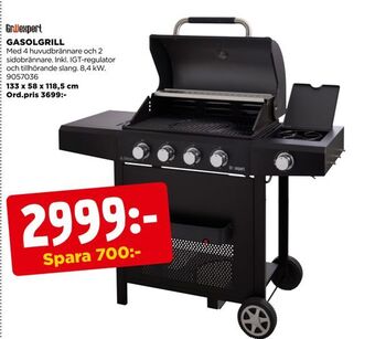 Jem&Fix Gasolgrill erbjuda