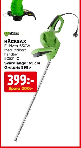 Jem&Fix Häcksax erbjuda