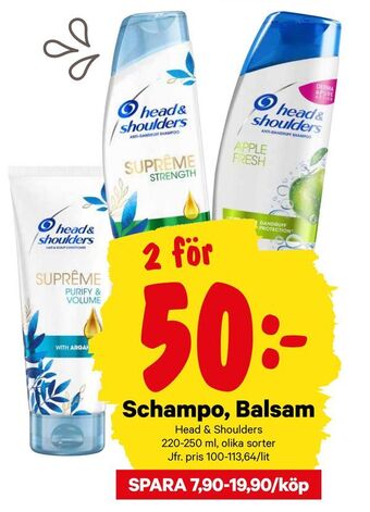 City Gross Schampo, balsam erbjuda
