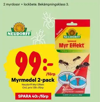 Myrmedel 2-pack