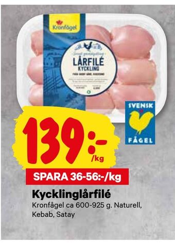 City Gross Kycklinglårfilé erbjuda