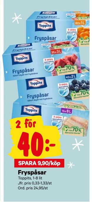 City Gross Fryspåsar erbjuda