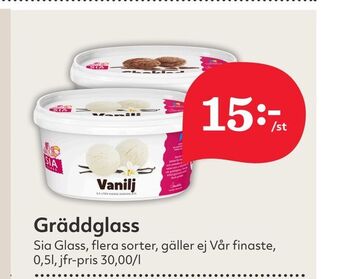 Hemköp Gräddglass erbjuda