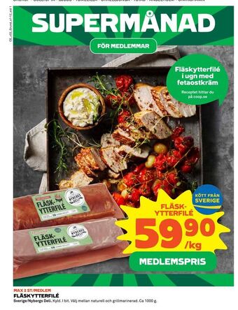 Coop Extra Fläskytterfilé erbjuda