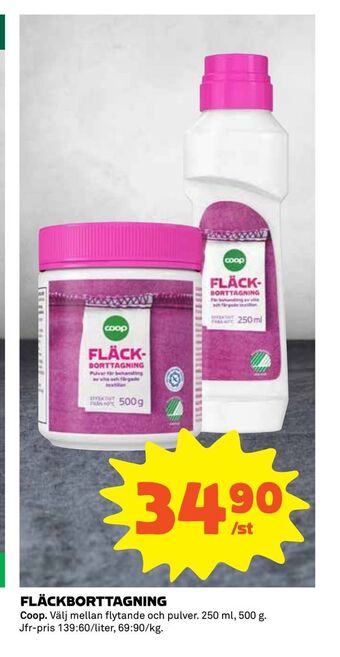 Fläckborttagning