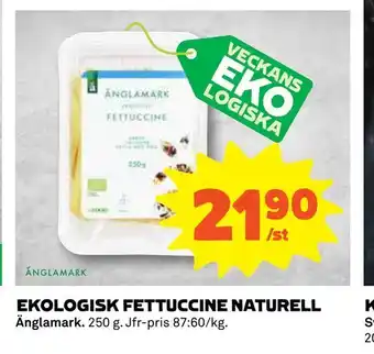 Coop Konsum Ekologisk fettuccine naturell erbjuda