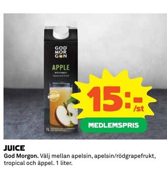 Coop Daglivs Juice erbjuda