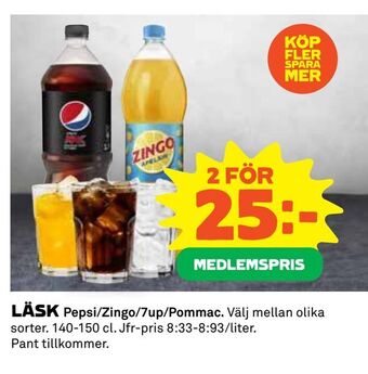 Coop Daglivs Läsk erbjuda