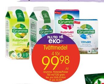 EKO Tvättmedel erbjuda