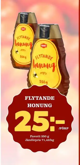 Flytande honung