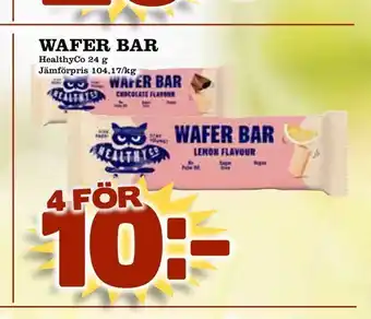 Wafer bar