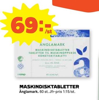Stora Coop Maskindisktabletter erbjuda